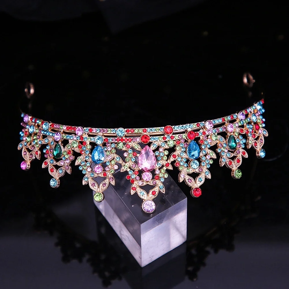 Multicolor Gemstone Tiara